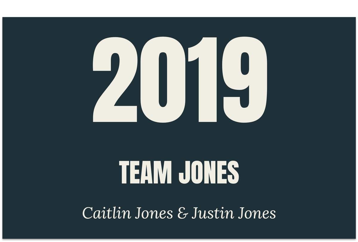 2019 - Caitlin & Justin Jones