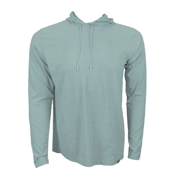 Light blue hoodie on a white background